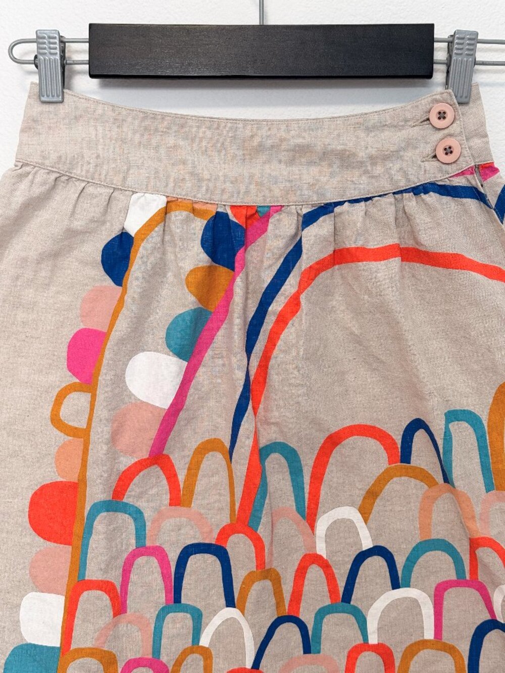 Gorman x Castle Colorful Linen Mini Skirt Size AU 8 / US 4 - Picture 3 of 12
